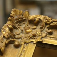 Click to View or Order Brass Leaf Picture Frame