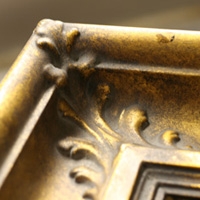Click to View or Order Brass Leaf Picture Frame