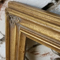 Click to View or Order Brass Leaf Picture Frame