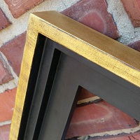 Click to View or Order Brass Leaf Picture Frame